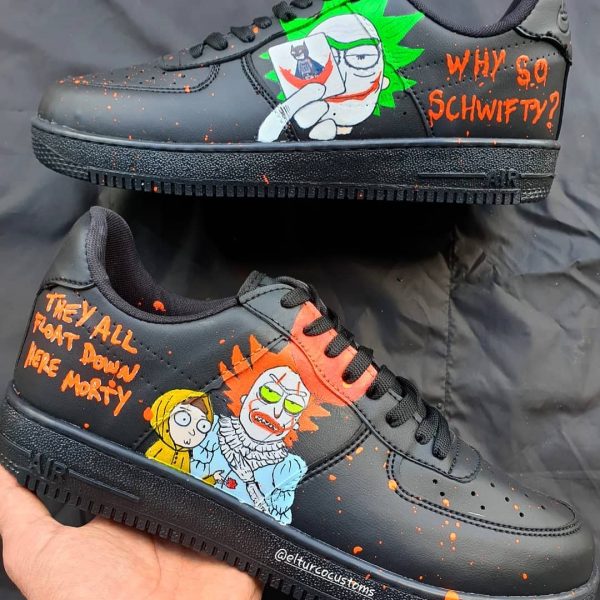 Rick and Morty 52 Custom Air Force 1