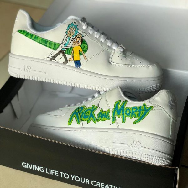 Rick and Morty 37 Custom Air Force 1