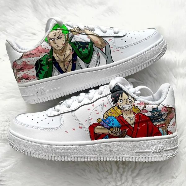 Luffy x Zoro Custom Air Force 1