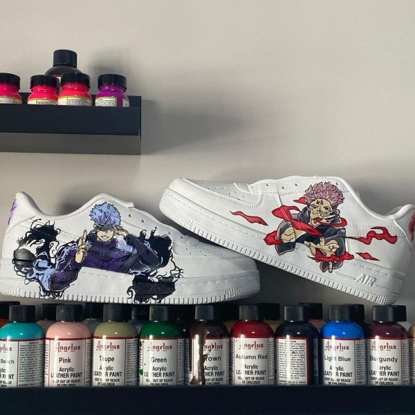 Anime JJK Painted Custom Air Force 1