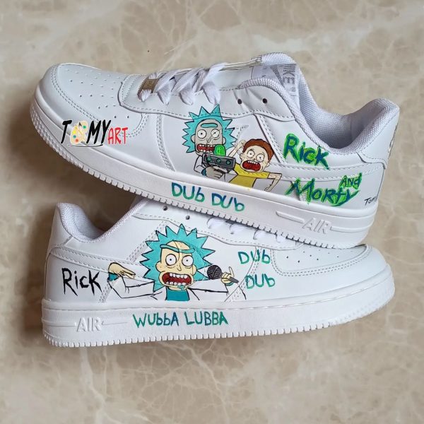 Rick and Morty 78 Custom Air Force 1