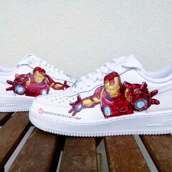 Design Iron Man Custom Air Force 1