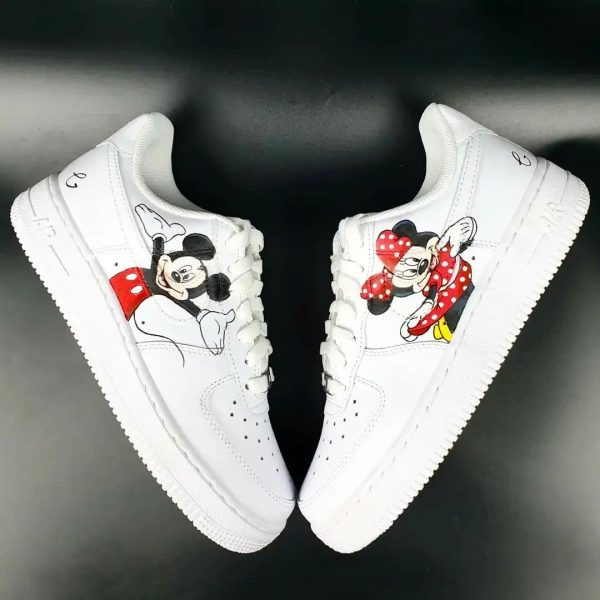 Mickey Minnie Painted Custom Air Force 1