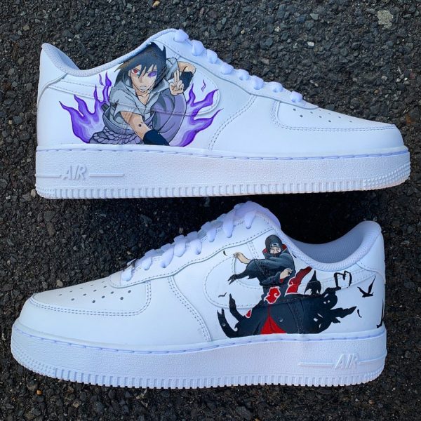 Sasuke and Itachi Creative Custom Air Force 1