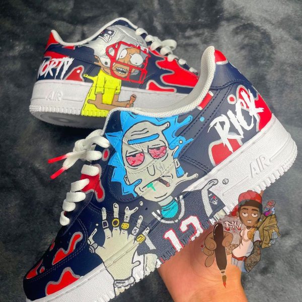 Rick and Morty 56 Custom Air Force 1