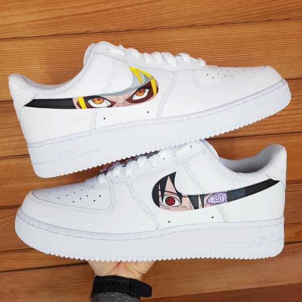 Naruto Sasuke Handpainted Custom Air Force 1