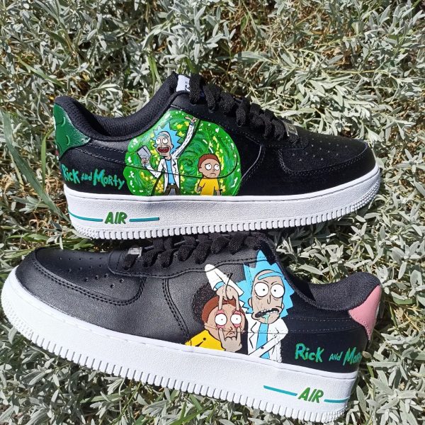 Rick and Morty 71 Custom Air Force 1