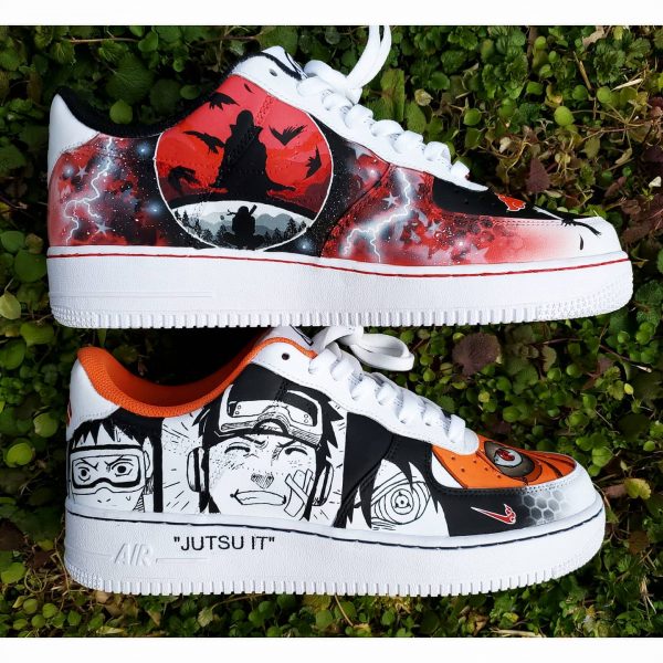 Anime Naruto Painting Custom Air Force 1