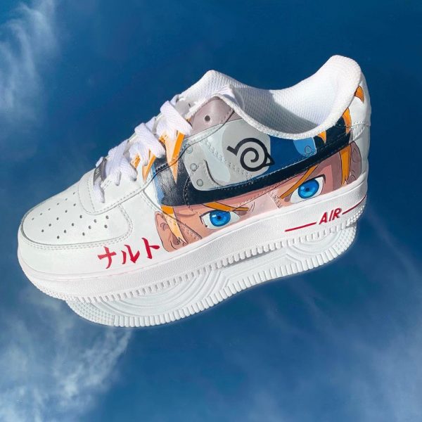 Handpainted Naruto Anime Custom Air Force 1