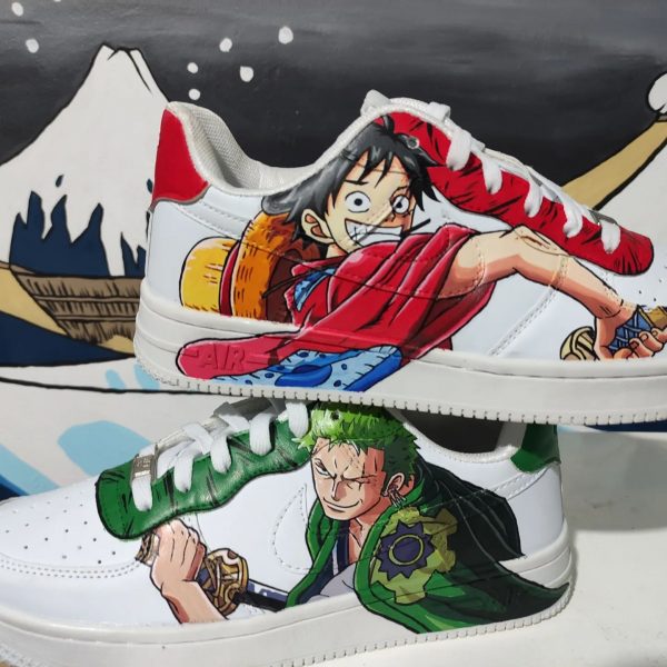 Luffy x Zoro Custom Air Force 1