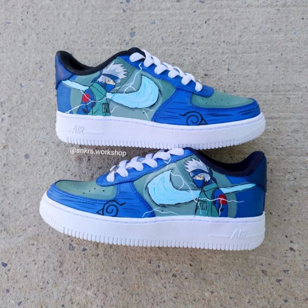 Hatake Kakashi Painted Custom Air Force 1