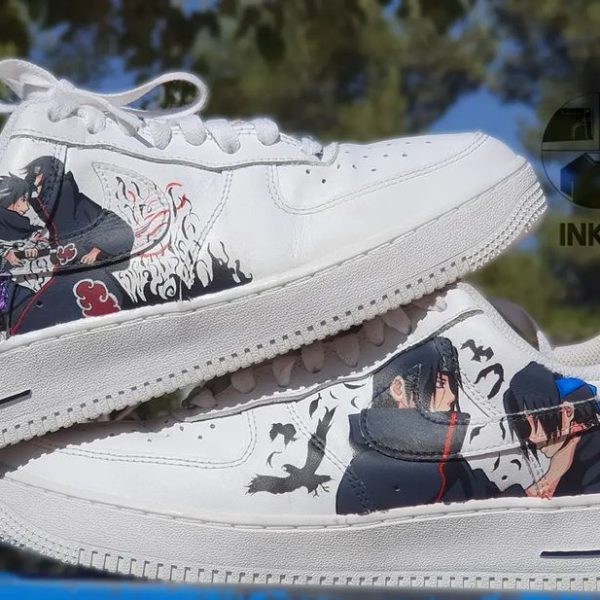 SASUKE and ITACHI Art Custom Air Force 1