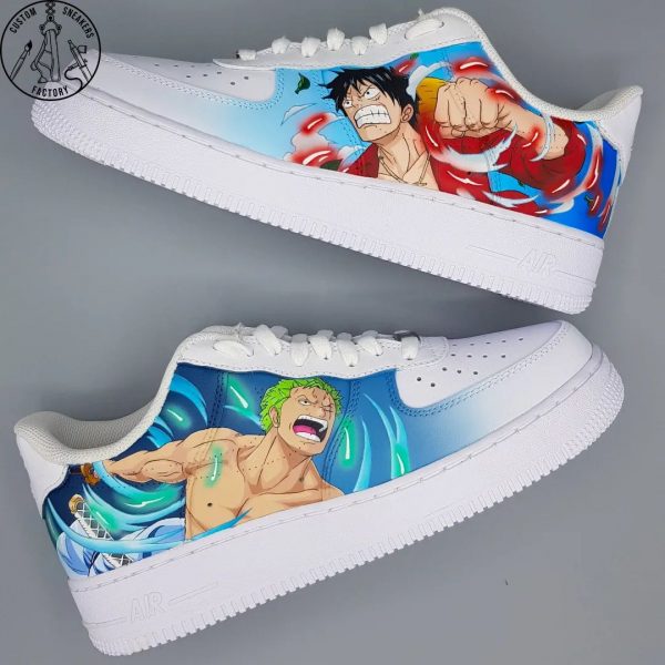 Luffy x Zoro Custom Air Force 1