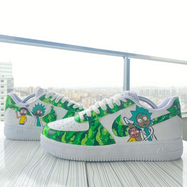 Rick and Morty 34 Custom Air Force 1