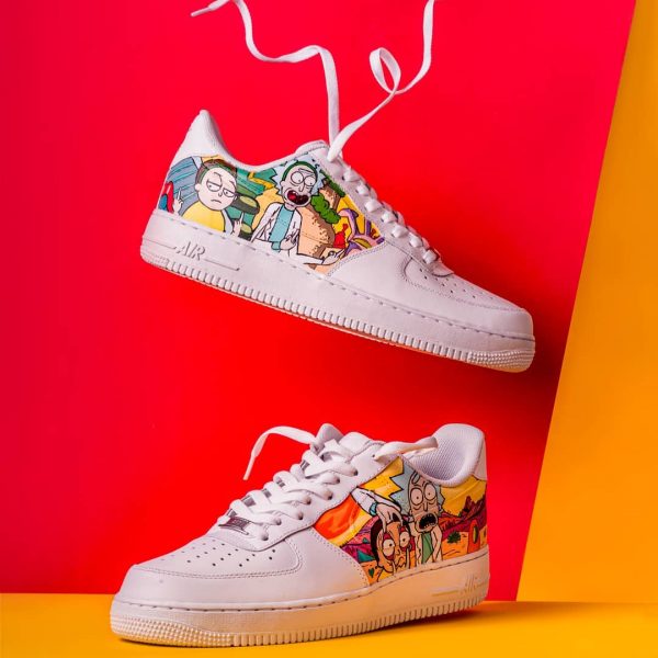 Rick and Morty 82 Custom Air Force 1