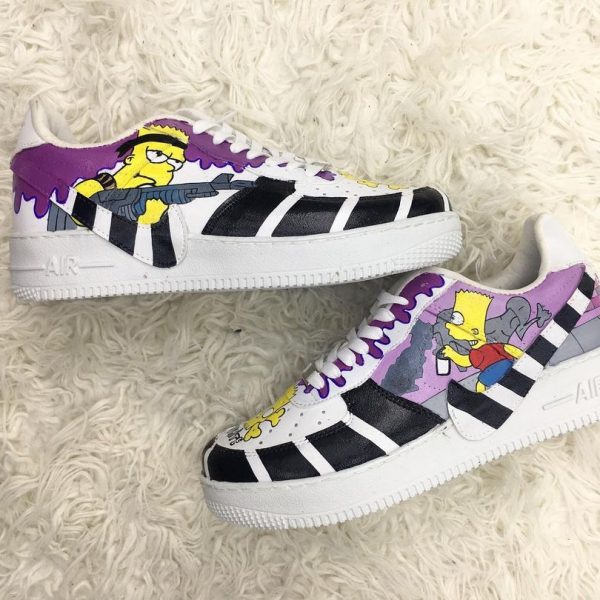 The Simpsons 22 Custom Air Force 1