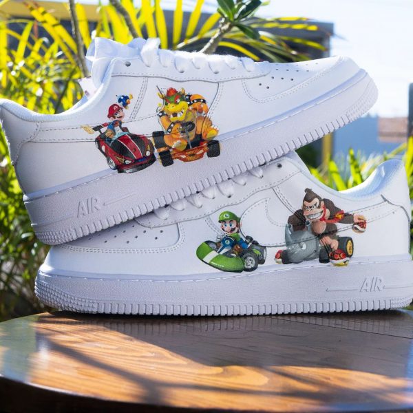 Mario Game Art Custom Air Force 1