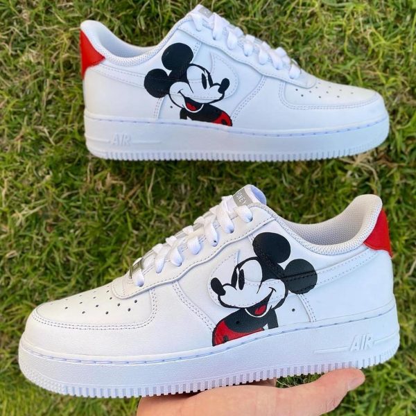 Handpainting Mickey Mouse Custom Air Force 1