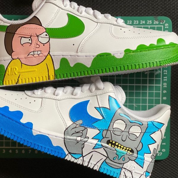 Rick and Morty 81 Custom Air Force 1