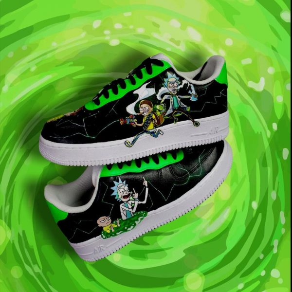 Rick and Morty 80 Custom Air Force 1