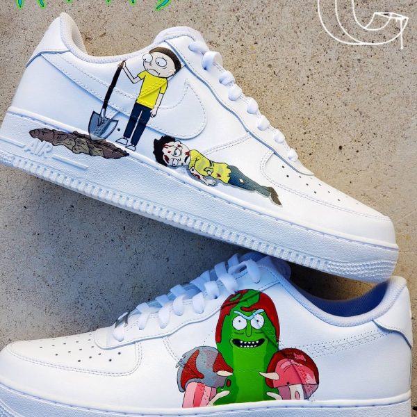 Rick and Morty 12 Custom Air Force 1