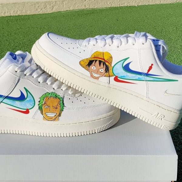 Luffy x Zoro Custom Air Force 1