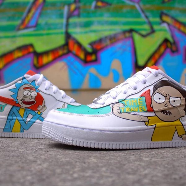 Rick and Morty 01 Custom Air Force 1