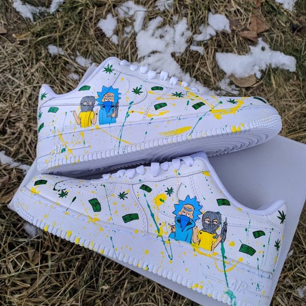 Rick and Morty 74 Custom Air Force 1