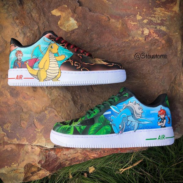 Painting Pokemon Anime Custom Air Force 1