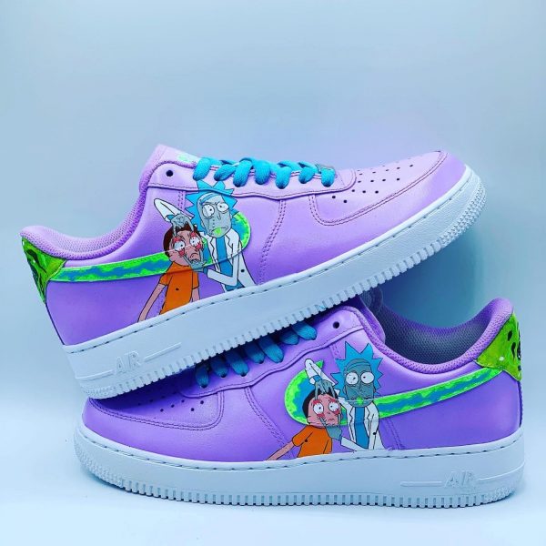 Rick and Morty 44 Custom Air Force 1