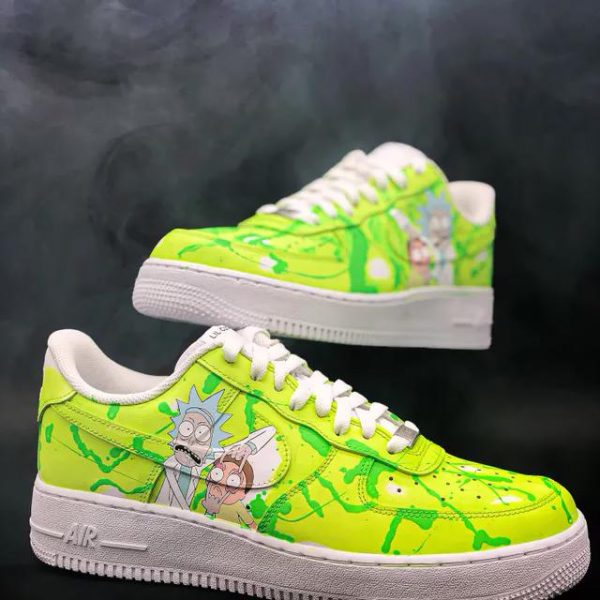 Rick and Morty 39 Custom Air Force 1