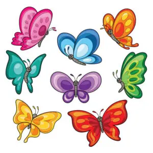 Vlinder-kleurplaten-kind