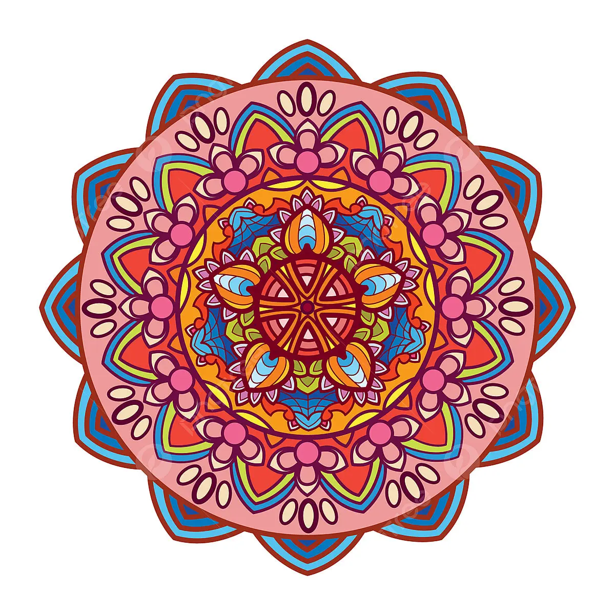 Mandala kleurplaat-kleurplaten-kind