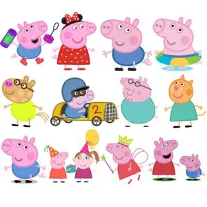 Peppa Pig-kleurplaten-kind