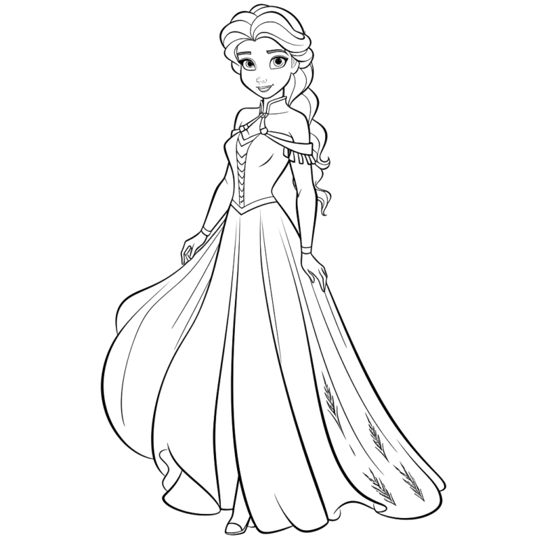 Elsa's betoverende jurk