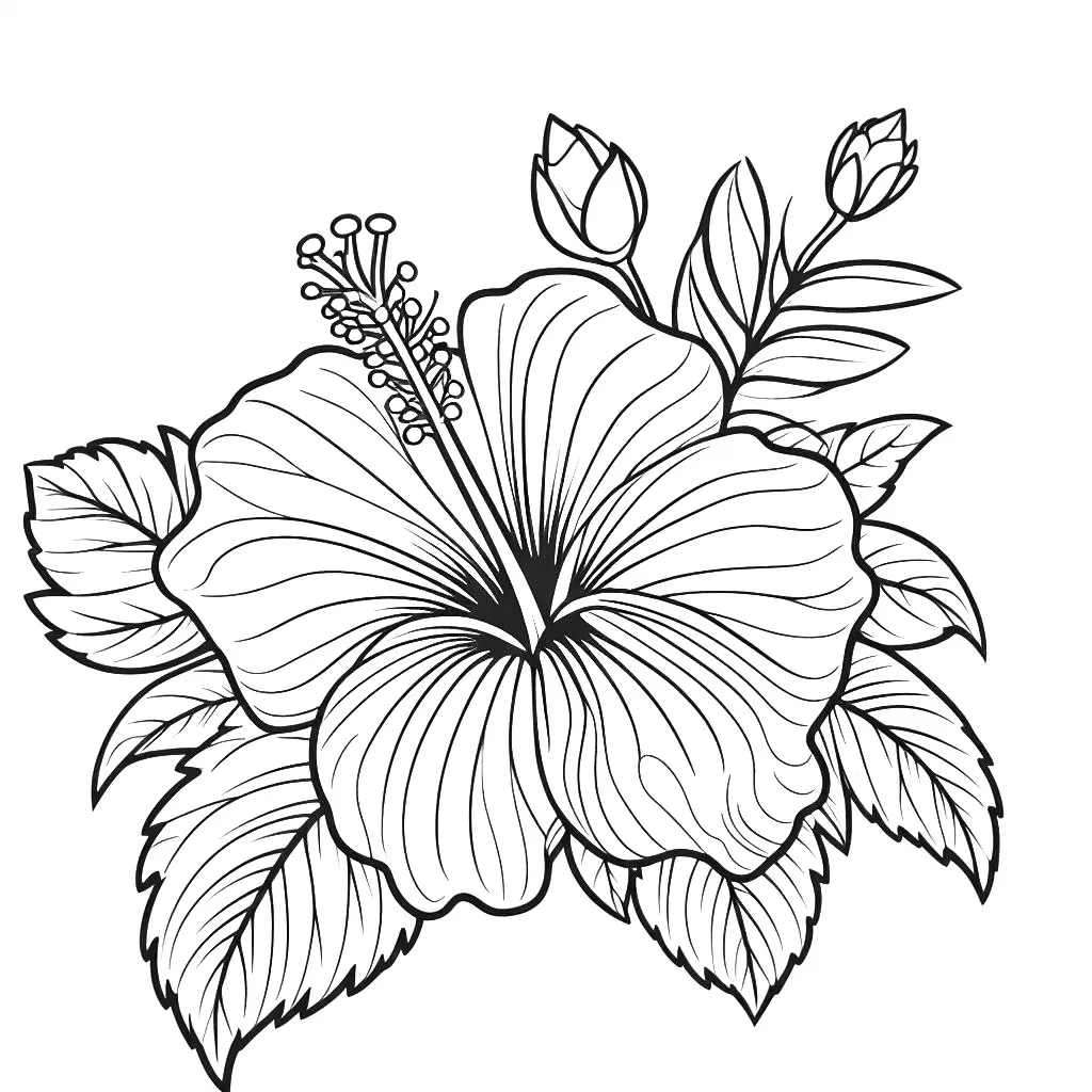 floral-beauty-coloring-pages-child