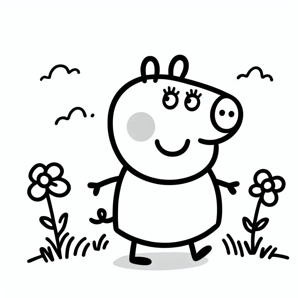 Peppa Pig Colorful Adventures: Fun Facts for Kids - Child Coloring Pages