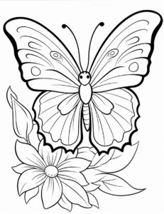 kleurplaat-vlinder-14