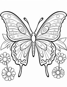 kleurplaat-vlinder-16