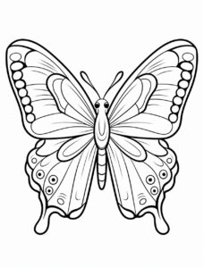 kleurplaat-vlinder-8