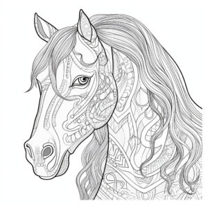 paard-kleurplaat-hoofd-16-mandala