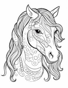 paard-kleurplaat-hoofd-21-mandala