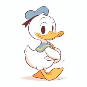 Donald Duck-kleurplaten-kind