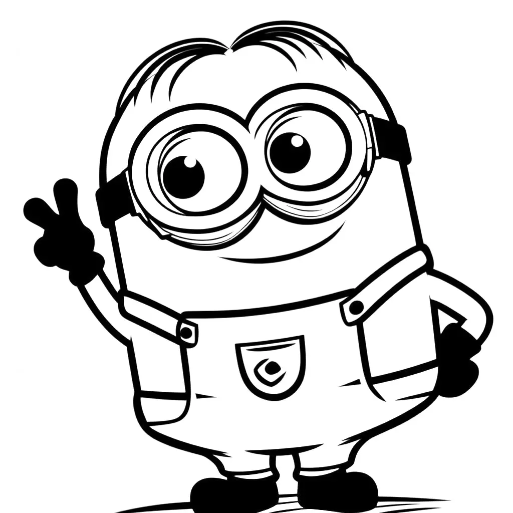 Minion Madness - Child Coloring Pages