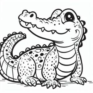 krokodil-kleurplaat-9