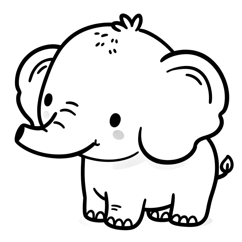 elephant coloring page 49 | coloring-plates-kind.com