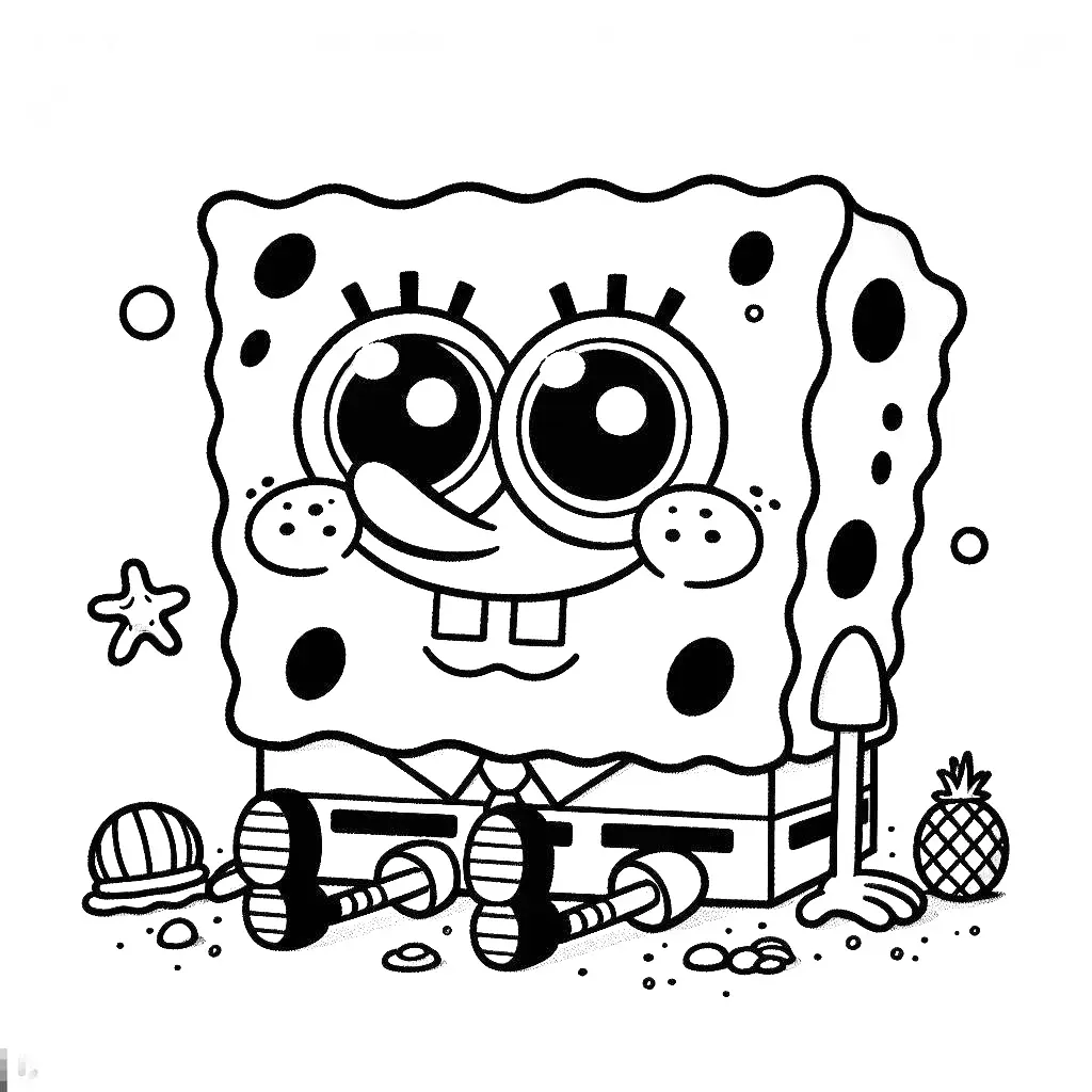 Spongebob Squarepants Kleurplezier Kleurplaten Kind