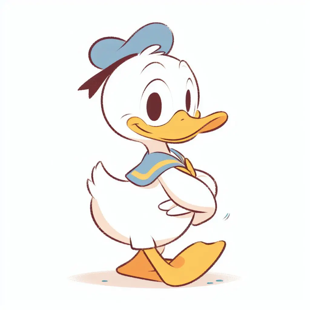 Donald Duck Kleurplaat-kleurplaten-kind