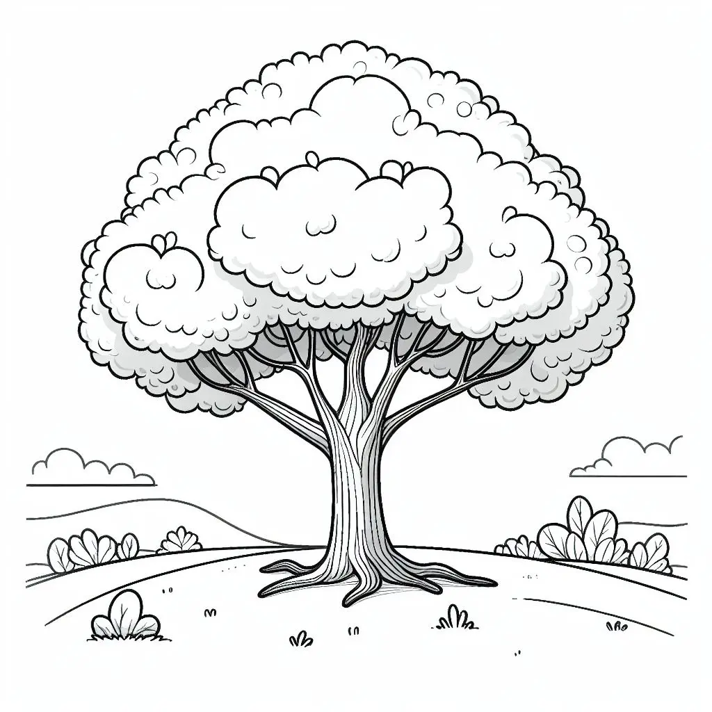 kleurplaat-boom (60) | kleurplaten-kind.com