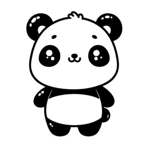kleurplaat panda (46)